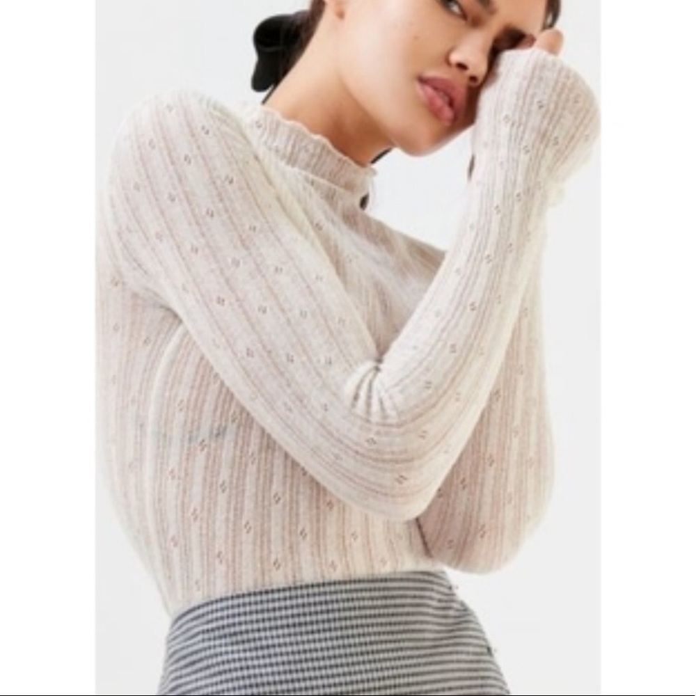 urban outfitters poppy pointelle top